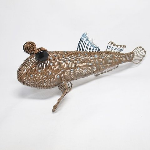 【ワイヤークラフト】アフリカンマッドスキッパー【立体 魚】