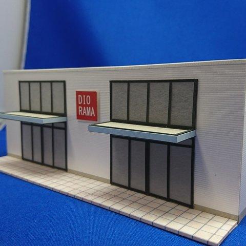 ◇オリジナル店舗建築模型02◇スケール1/87 HOゲージインテリア　鉄道模型