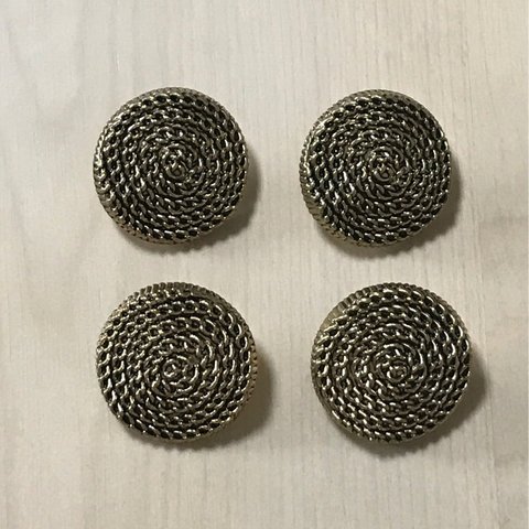 ●24㎜● ANTIQUEGOLD DESIGN BUTTON CABOCHONS PARTS