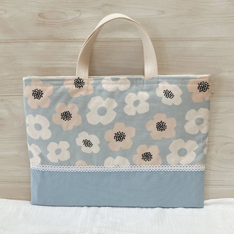 ☆2点セット☆  入園入学セット《 blue flower 》