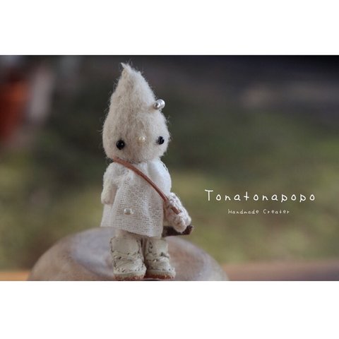 【受注製作】雪の妖精ちゃん 6.0 ㎝ テディベア