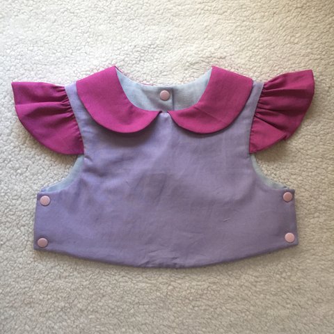 lilac color sleeve bib(lav)