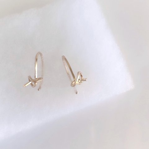 14kgf   AND  2way キャッチレス フープピアス