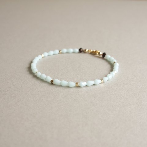 Blue-shell Beads Bracelet【SWAROVSKI】