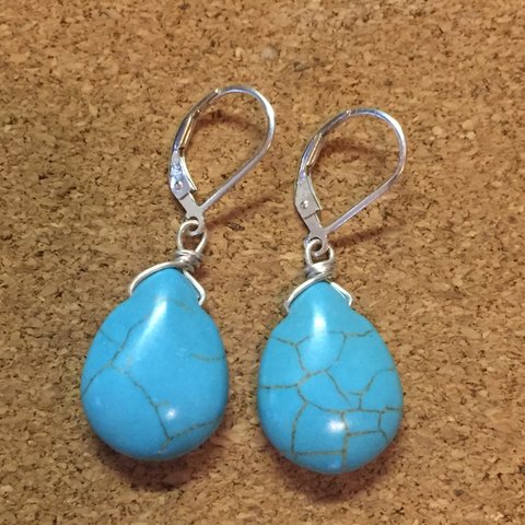 La_mano_de_mami ＋ plur ALL silver925 turquoise French hook pierce  