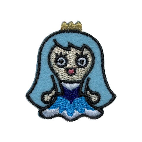 刺繡ワッペン　お姫様【オデット姫】