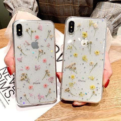 シンプル押し花フルーツスマホケース iPhone スマホケース 