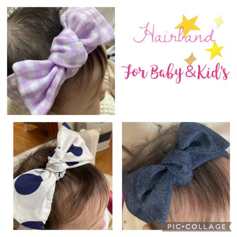 Baby&Kid's ♡ ヘアバンド♡