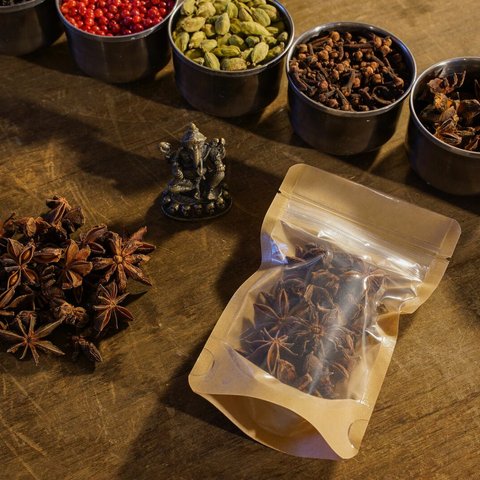 スターアニス25g【最高品質オーガニックスターアニス・ベトナム産】Organic Star anise