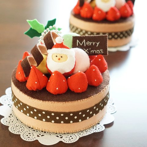 [送料無料]世界に一つだけの☆クリスマスケーキ　チョコレート