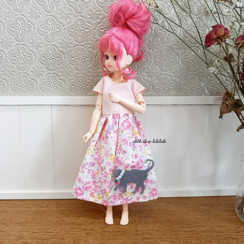 SALE 送料無料 ブライス ドール 服 ハンドメイド❁ワンピース❁