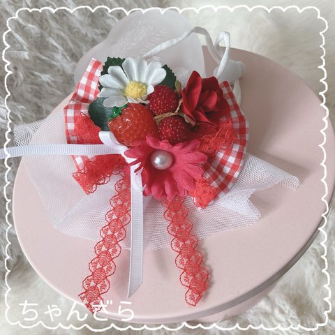 new🕺あいらぶ❤️ベリー🍓チョーカー(レッド）