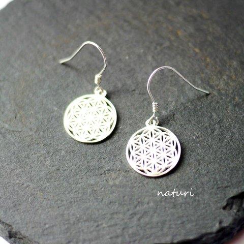 【fleur】sv925 flower of life pierce Ⅱ (2pcs)