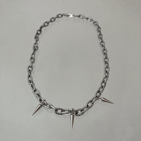 spike chain necklace #2