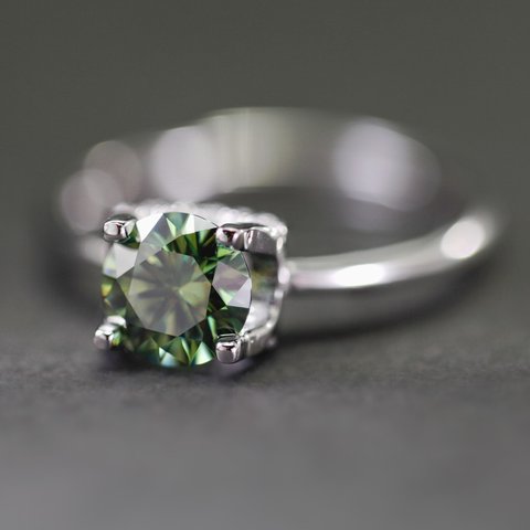 ◆再入荷◆モアサナイト(Moissanite) シルバーS925 リング  R00002◆送料無料◆超美品◆