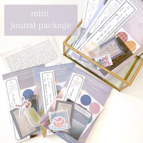 ˗ˏˋ 海外シール お試しˎˊ˗ mini jounal package