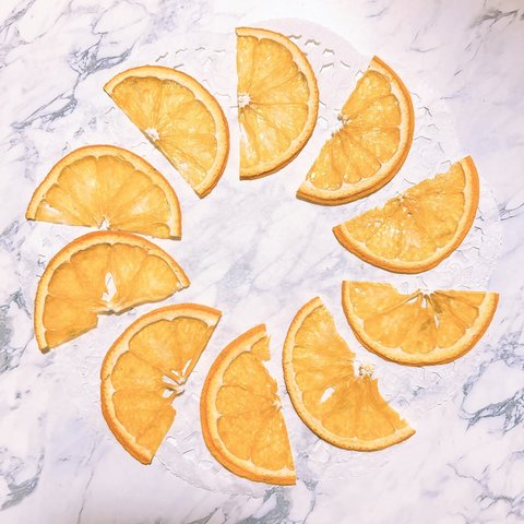 清見オレンジ 押しフルーツ ハーフ 10枚 オレンジ みかん グレープフルーツ キャンドル ハーバリウム クリアリウム 素材
