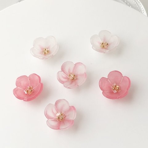 【再販】芙蓉の花ピアス