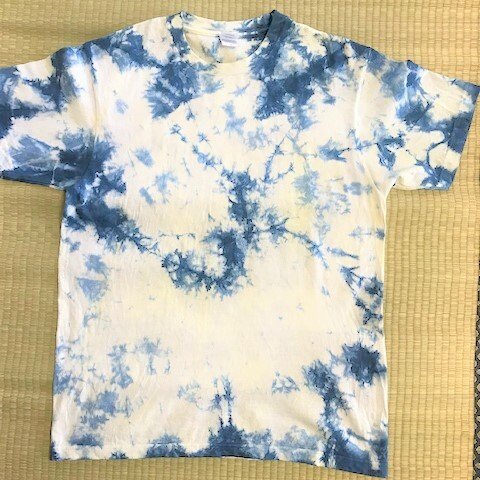 藍染Ｔシャツ　Ｌサイズ*Ｃ