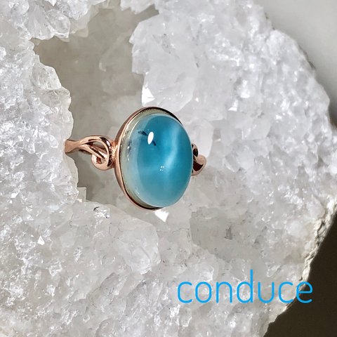 Larimar. 天然石ラリマーsilverリング