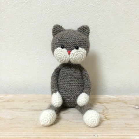 《再販》ami-neko alpaca brown 