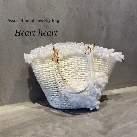 軽量でたっぷり入るかごバッグ♡AJB Heart heart