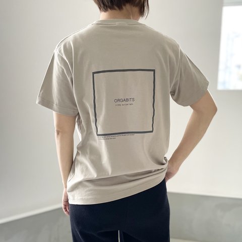 『2023新作』オーガニックコットン Tシャツ ユニセックス 7色展開 【グレージュ】