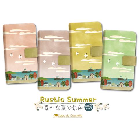 Rustic Summer（素朴な夏の景色） 手帳型スマホケース
