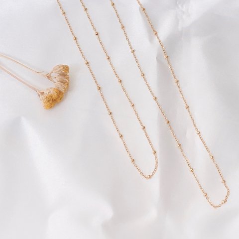 【再販×2】simple necklace