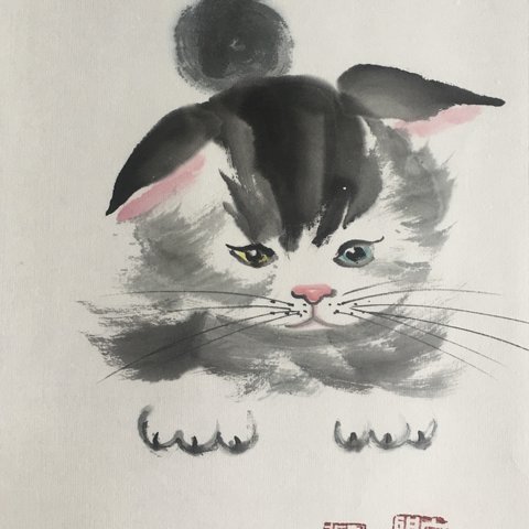 原画  猫