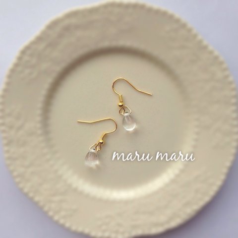 再販11♡チェコドロップ＊クリスタル＊ピアス・イヤリング