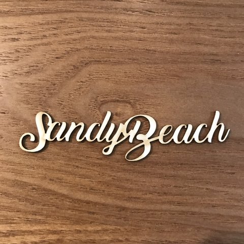 [SandyBeach]タイトルチップボード