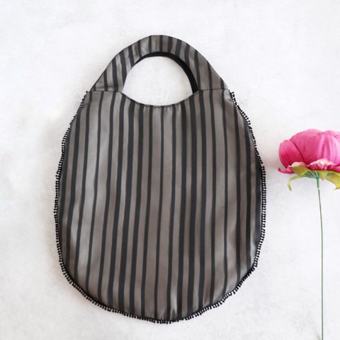 大人のブラック◆tamago tote（black）