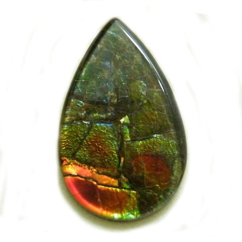 [gs-cs-8023 ]素材  アンモライト(Ammolite)  商品名  トリプレット ルース  サイズ  約11x18mm 5.10ct