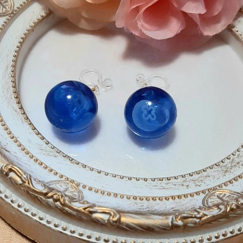 海月ノンホールピアス　海月　ピアス