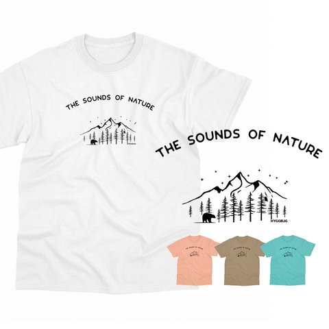 Sound of Nature アウトドア Tシャツ_H018