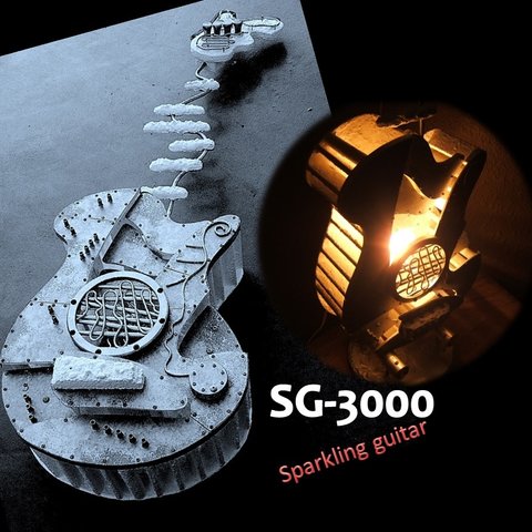 ★オーダー作品です★SG3000(ギター型灯器)