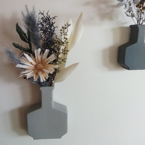 母の日ギフト(壁に掛けれる花器とお花のセット)
