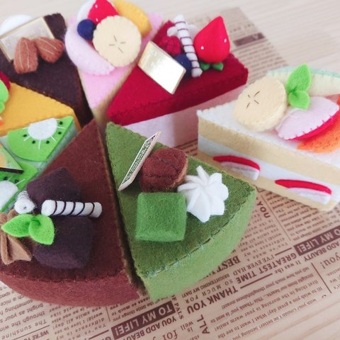 フェルト☆ままごとケーキ☆