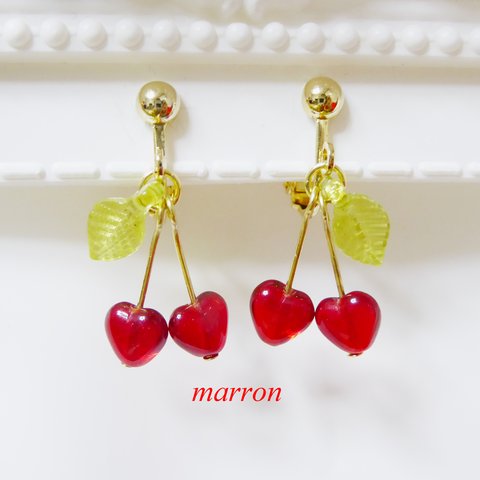 再販love♡cherryイヤリングorピアス