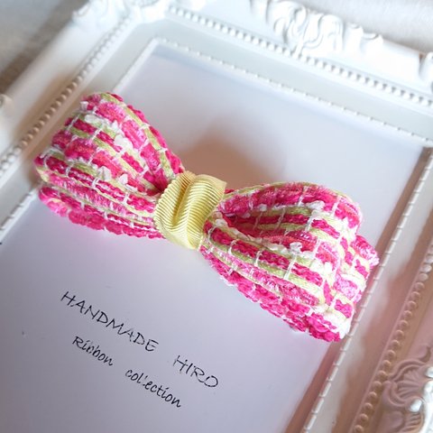 【BARRETTA】NEON PINK & YELLOW