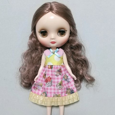 ジョリーフルール『My Little Tailor』を使ったロング丈ワンピース　ミディブライス　アウトフィット