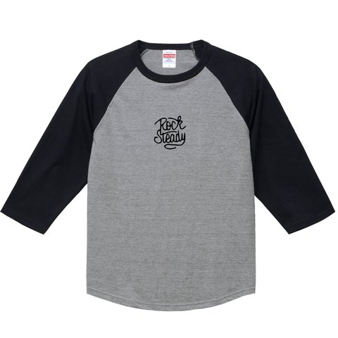 hntbk raglan rocksteady(MIX GRAY/BLACK)