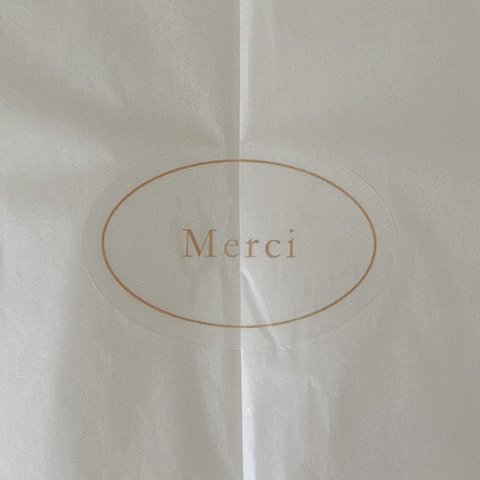 クリアシール20枚セット⌇Oval Merci