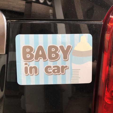 マグネットタイプ✩.*˚Baby in car