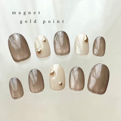 magnet × gold point
