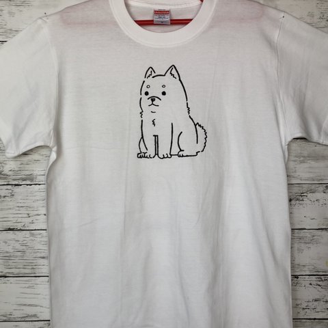 Tシャツ　いぬ　男女兼用　Ｍサイズ