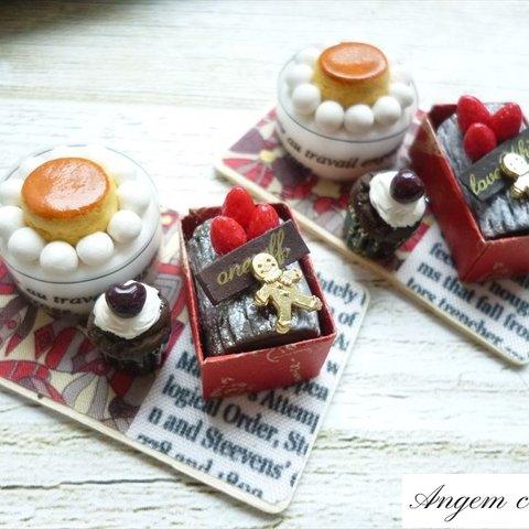 Angem CAFE☕ジンジャーマンくんロールケーキのバレンタインset