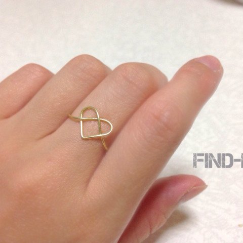 infinity heart ring