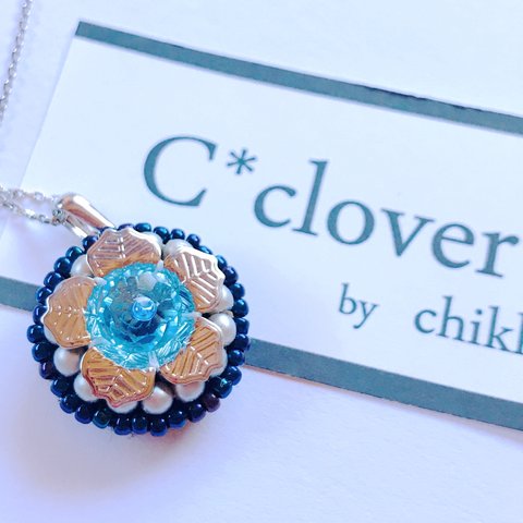 【ビーズ刺繍】ネックレス